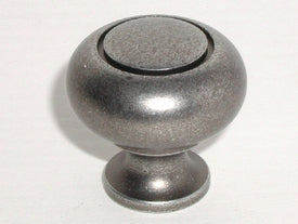 Top Knobs Cabinet Hardware Normandy Collection Ring Knob 1 1-4" - Pewter - cabinetknobsonline