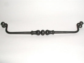 Top Knobs Cabinet Hardware Normandy Collection Orne Drop Pull  10" (c-c) - Patina Black - cabinetknobsonline