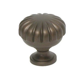 Top Knobs Cabinet Hardware Melon Knob 1 1-4" - Oil Rubbed Bronze - cabinetknobsonline